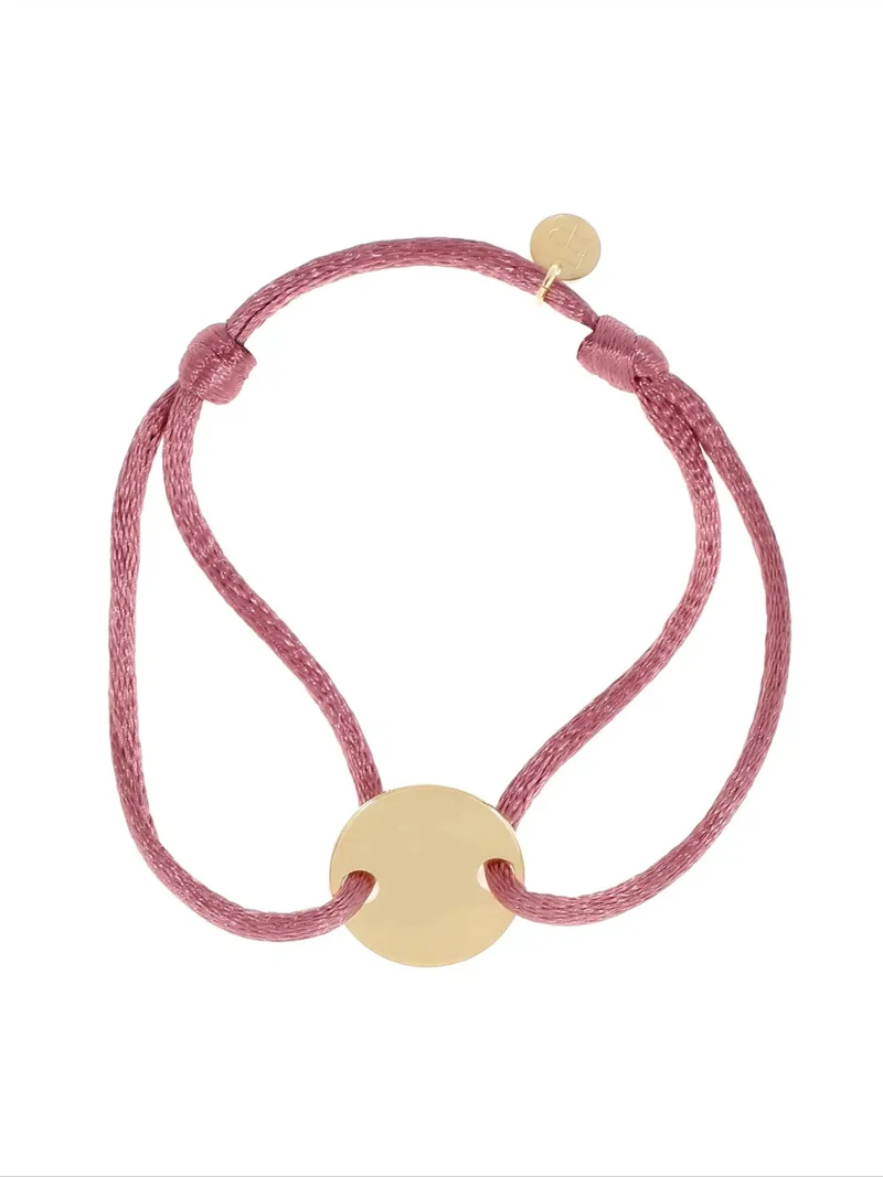 Rosa goldenes Charm-Armband