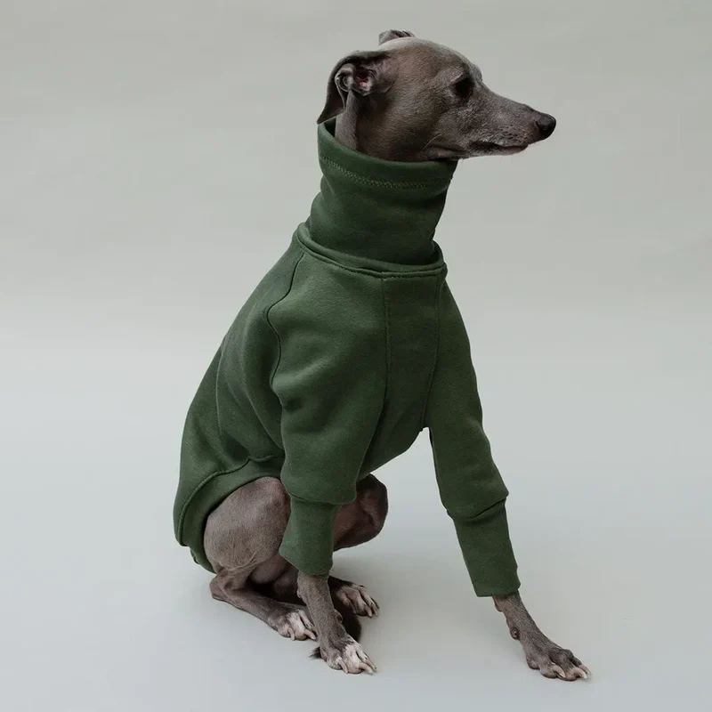 Hunde-Sweater "COZY LONGSLEEVE" - oliv