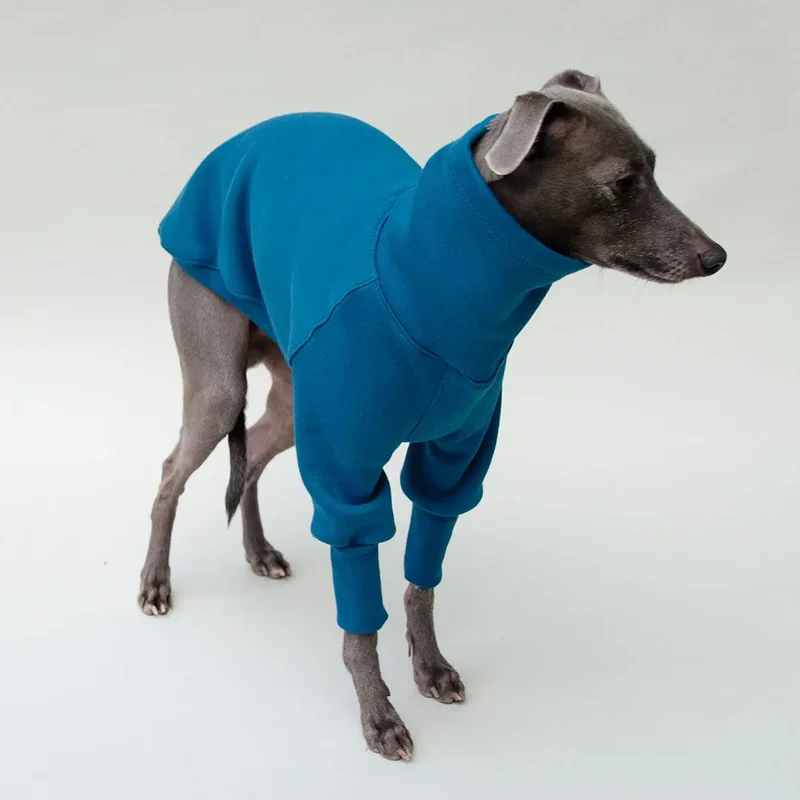 Hunde-Sweater "COZY LONGSLEEVE" - petrol