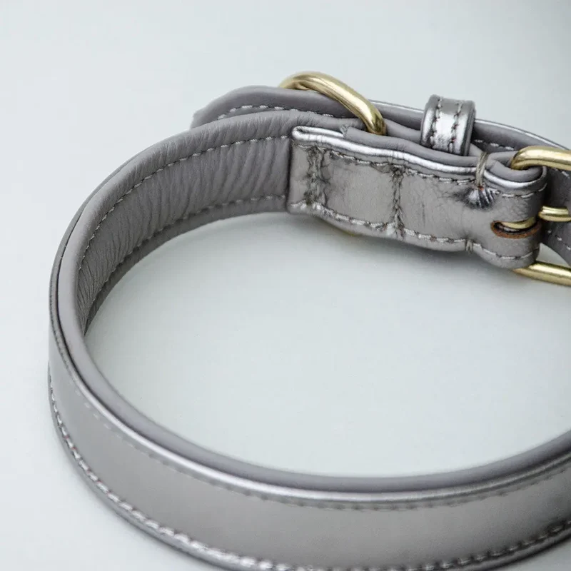 Halsband "Rise&Shine" aus hochwertigem Schafsleder