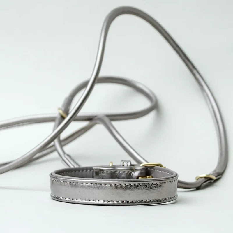Halsband "Rise&Shine" aus hochwertigem Schafsleder