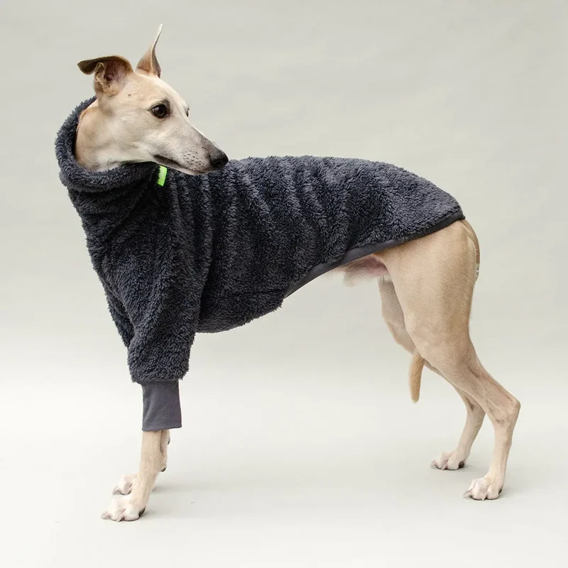 Hunde-Pulli "Grizzly" blau grau