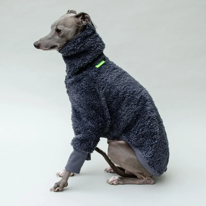 Hunde-Pulli "Grizzly" blau grau