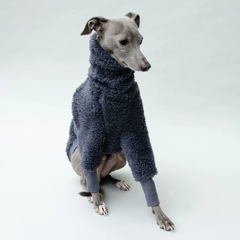 Hunde-Pulli "Grizzly" blau grau