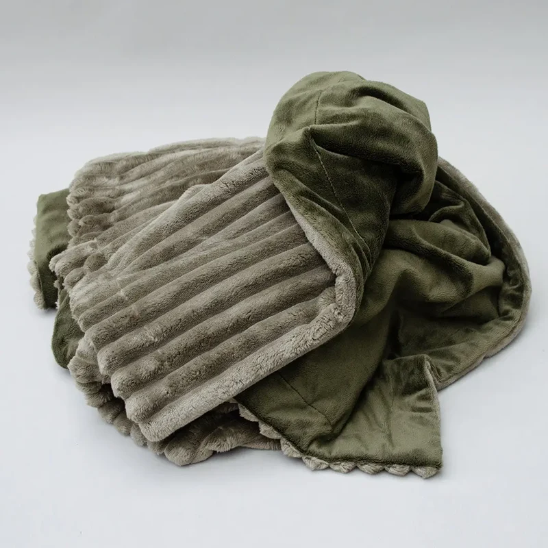 Hundedecke "Biscuit Plaid" oliv