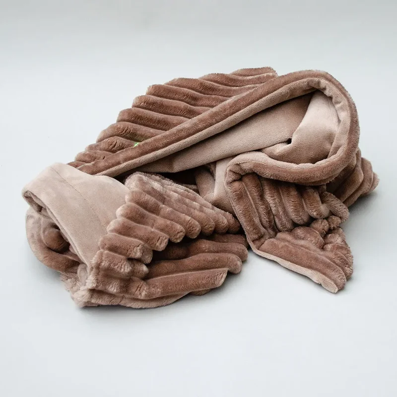 Stilvolle Hundedecke "Biscuit Plaid" toffee