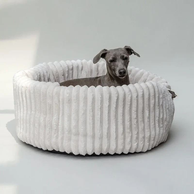 Elegantes Hundebett „Biscuit“ - creme