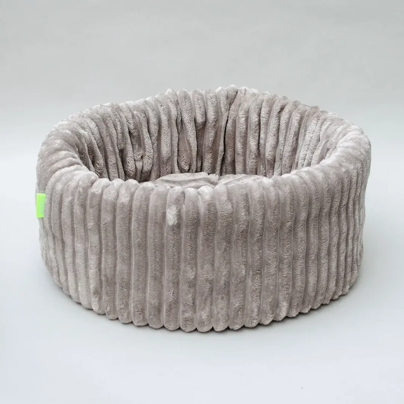 Elegantes Hundebett „Biscuit“ - taupe