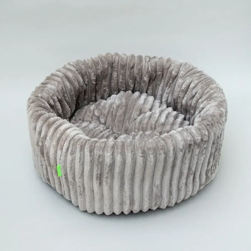 Elegantes Hundebett „Biscuit“ - taupe