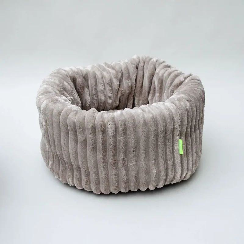 Elegantes Hundebett „Biscuit“ - taupe