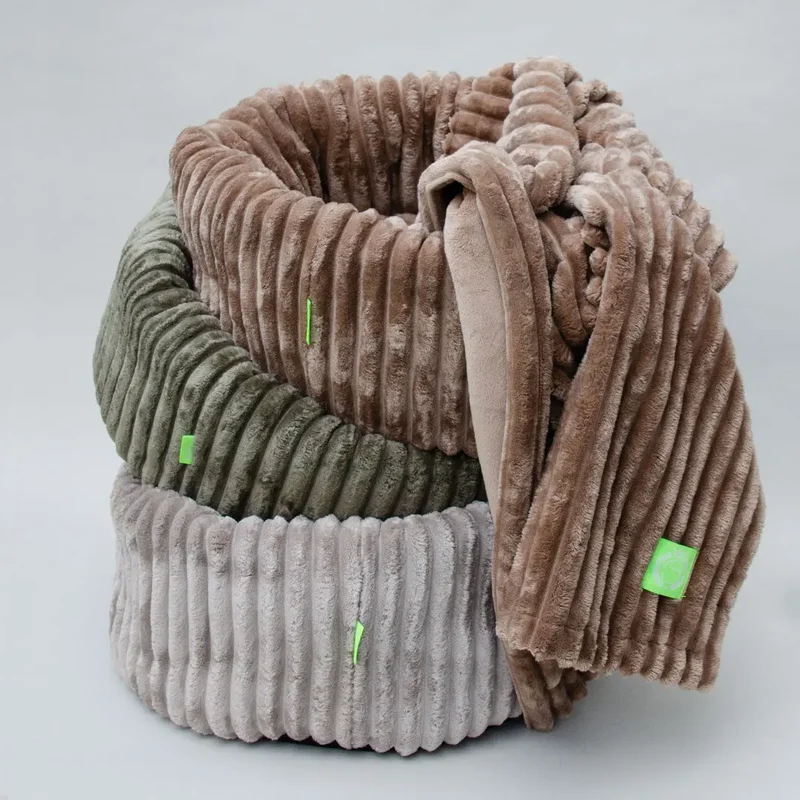 Elegantes Hundebett „Biscuit“ - taupe