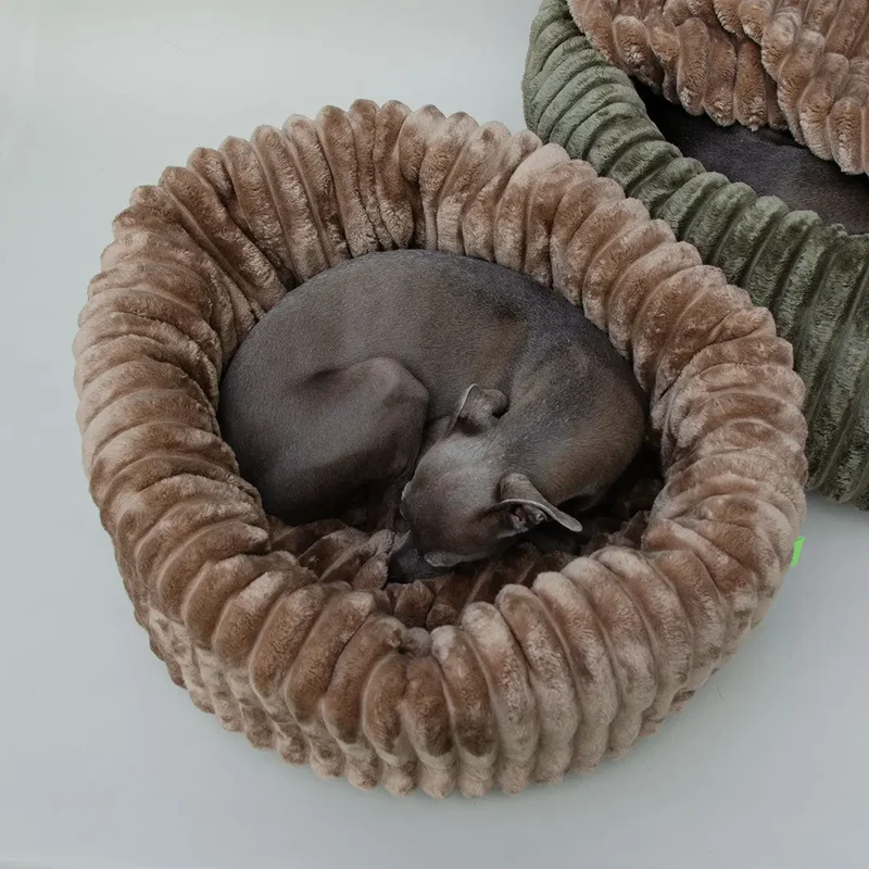 Das kuschelige Hundebett „Biscuit“ - toffee