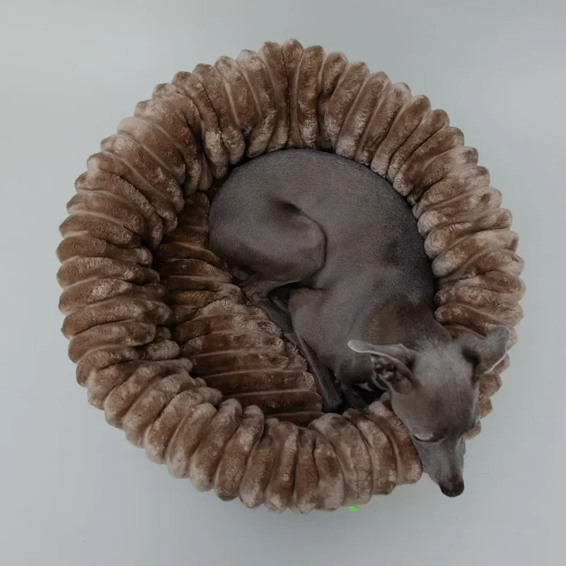 Das kuschelige Hundebett „Biscuit“ - toffee
