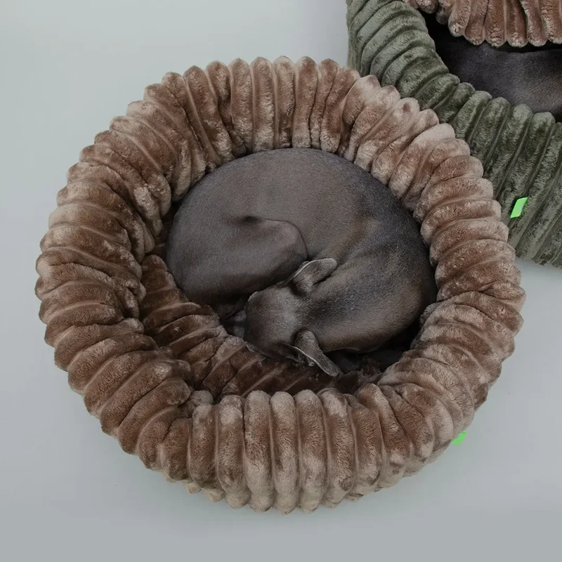 Das kuschelige Hundebett „Biscuit“ - toffee