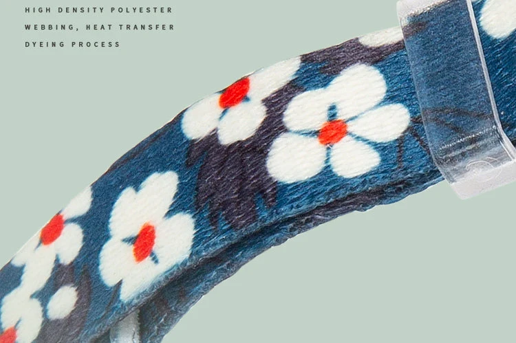 Katzenhalsband Flower Spring "NAVY BLAZER" Limited Edition