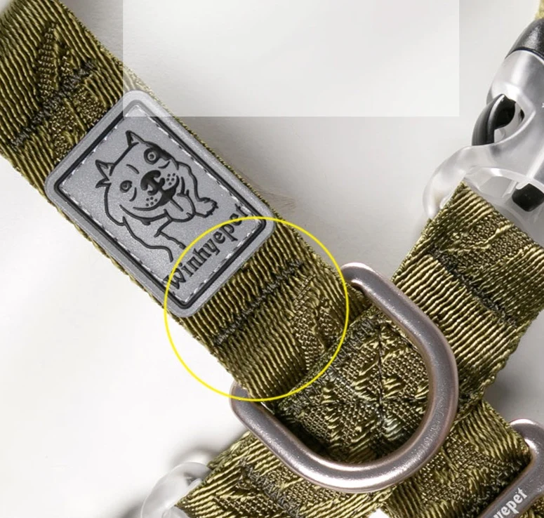 Ultraleichtes Doppel-H-Hundegeschirr Cordura