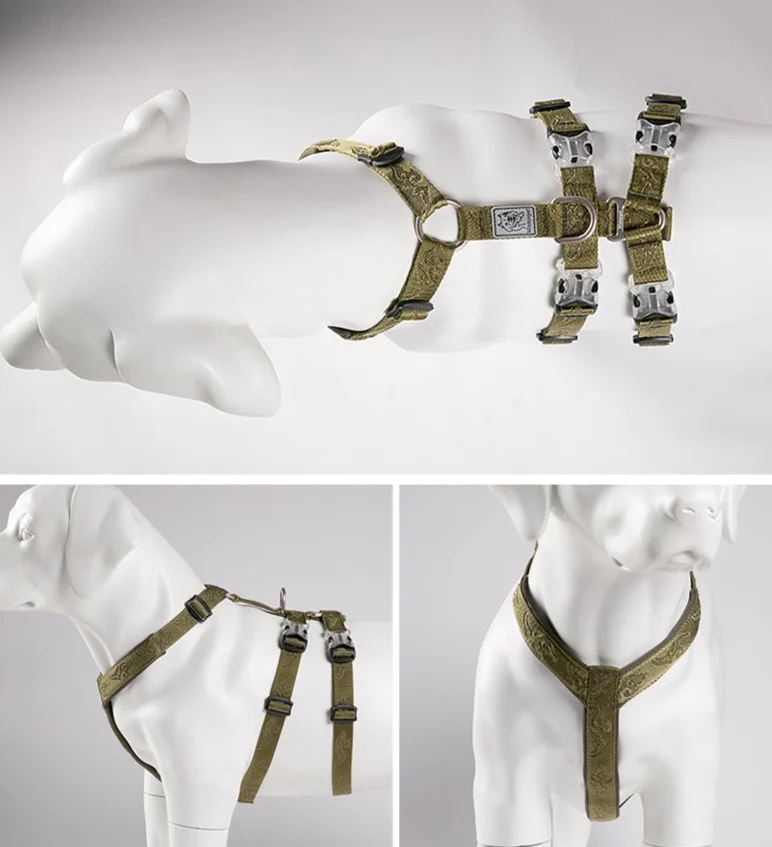 Ultraleichtes Doppel-H-Hundegeschirr Cordura