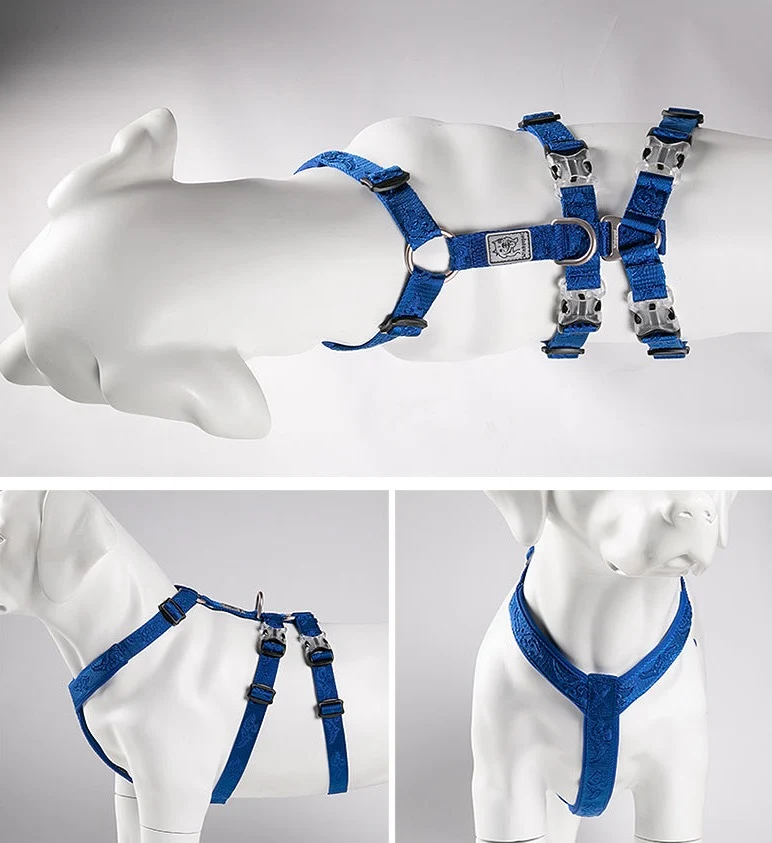 Ultraleichtes Doppel-H-Hundegeschirr Cordura