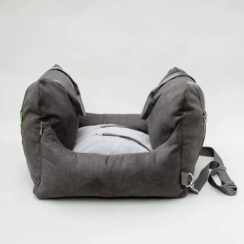Hunde-Autositz „Travel Deluxe“ Flanell graphit