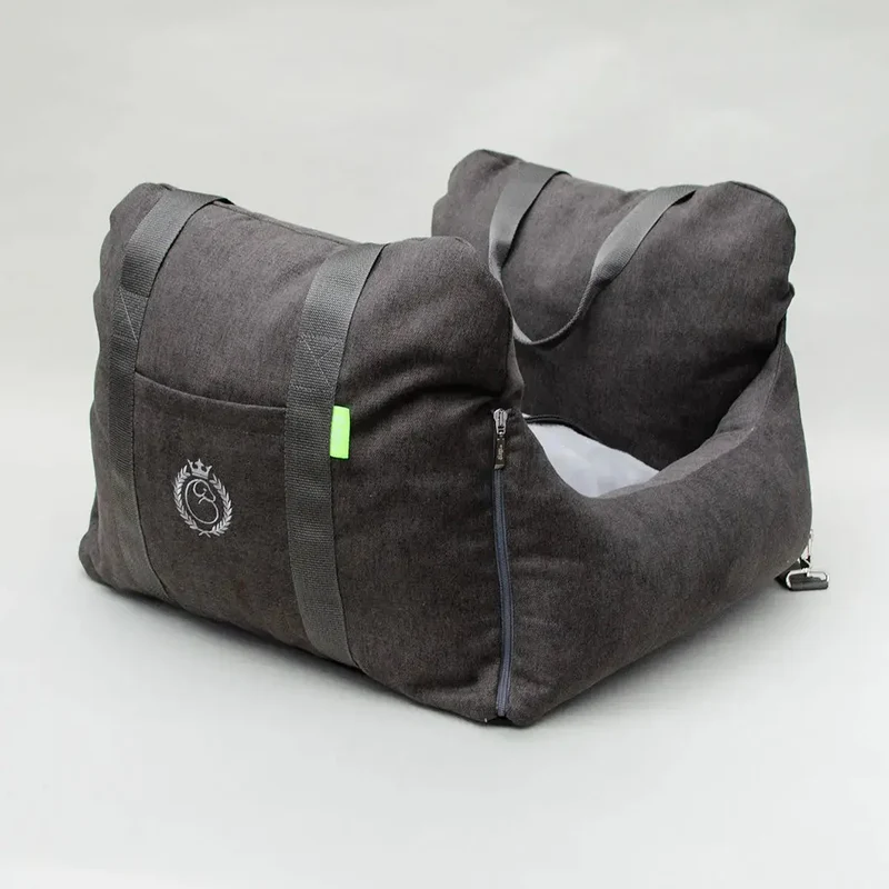 Hunde-Autositz „Travel Deluxe“ Flanell graphit