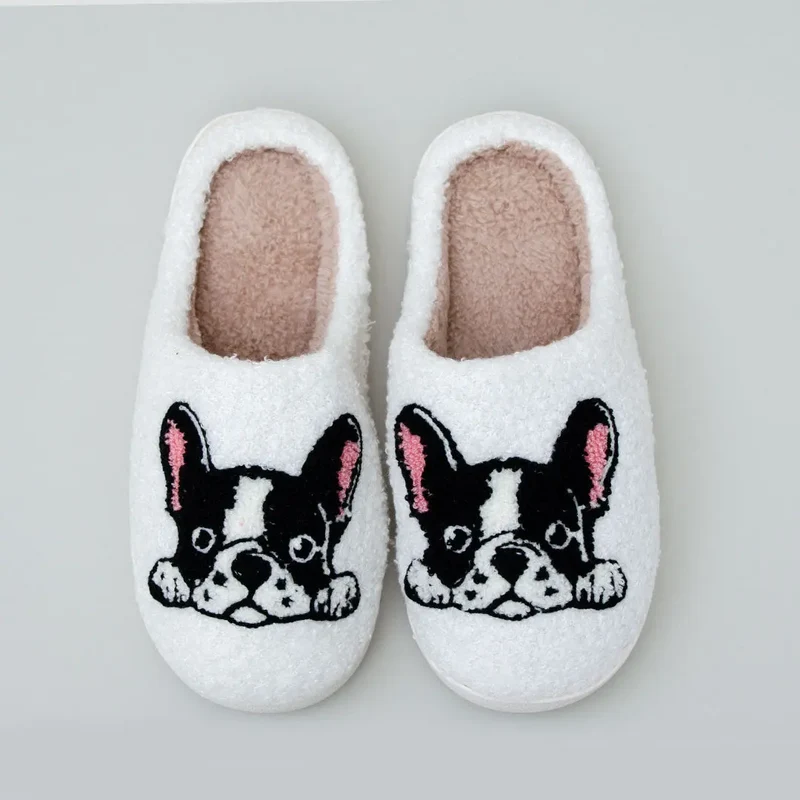 "Boston Terrier Pantoffeln" Hausschuhe
