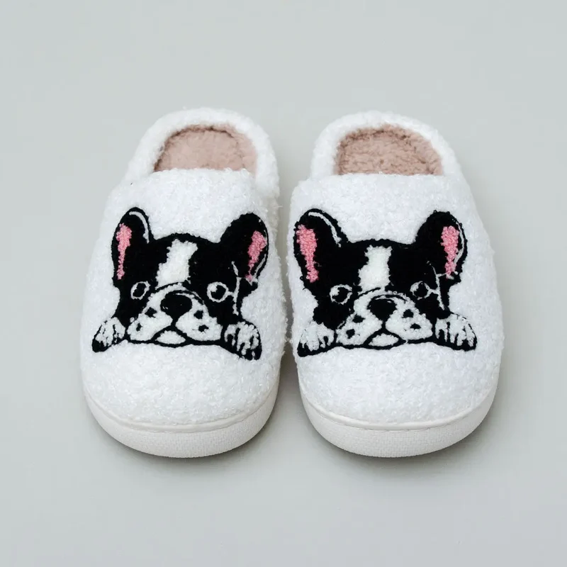 "Boston Terrier Pantoffeln" Hausschuhe