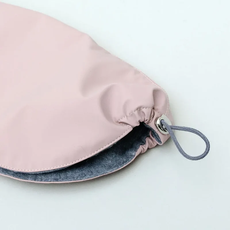 Warmer Hunde-Regenmantel "Safe From Rain" rosé