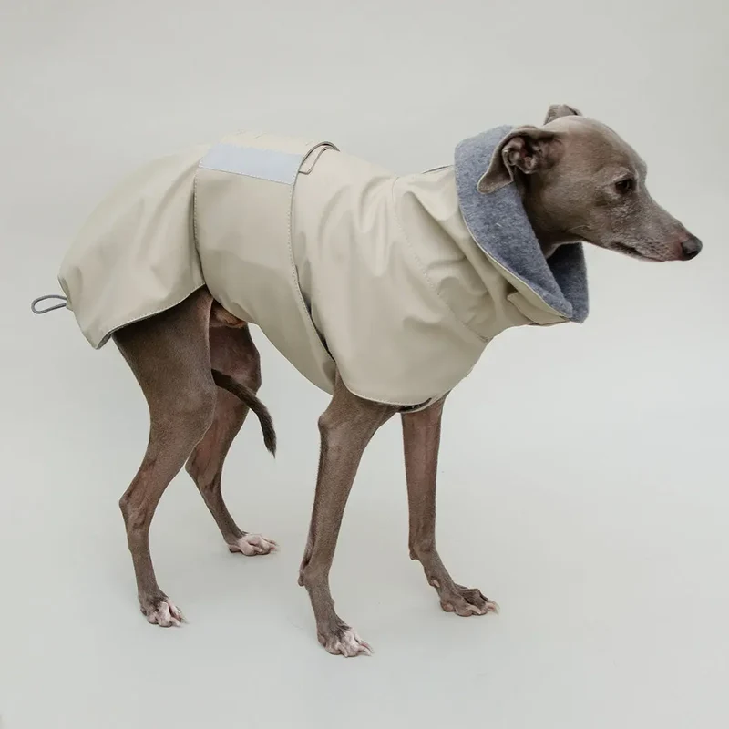 Warmer Hunde-Regenmantel "Safe From Rain" sand
