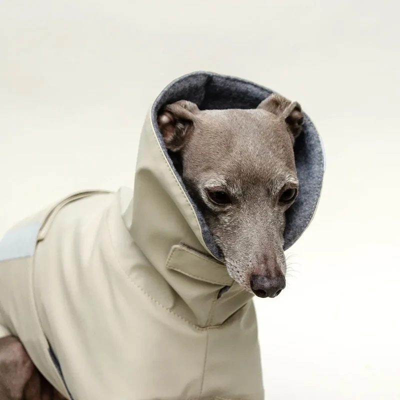 Warmer Hunde-Regenmantel "Safe From Rain" sand