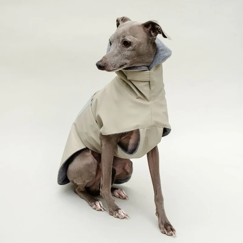 Warmer Hunde-Regenmantel "Safe From Rain" sand