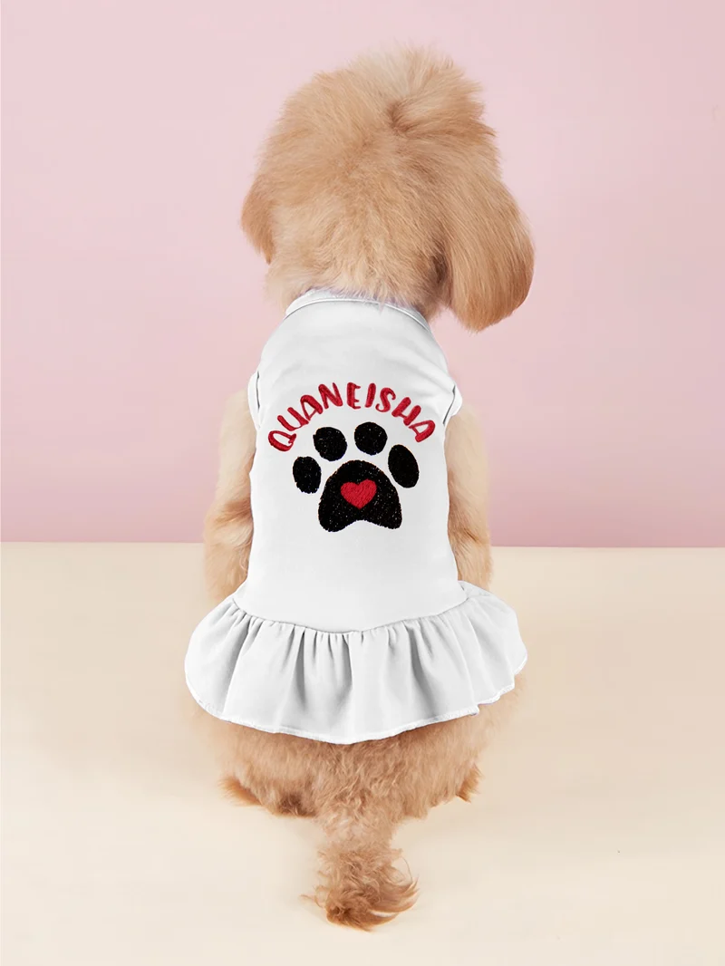 Personalisierte Hunde Kleider