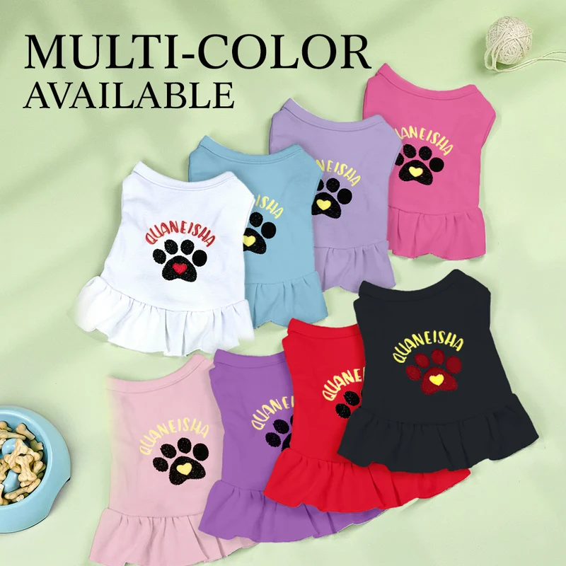 Personalisierte Hunde Kleider
