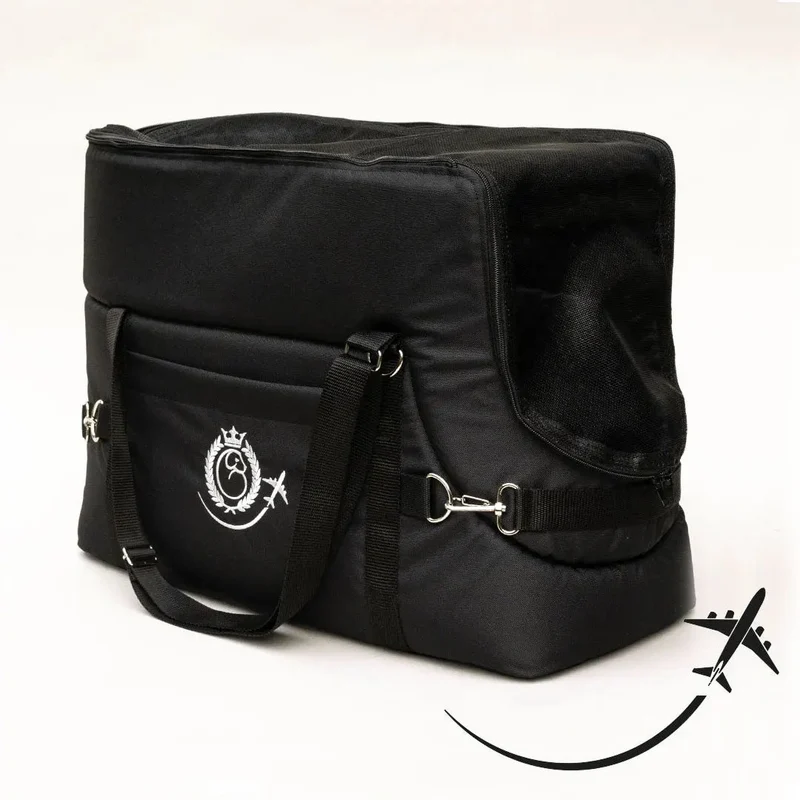 Hundeflugtasche AIR EURO Lunch & Dinner – Black