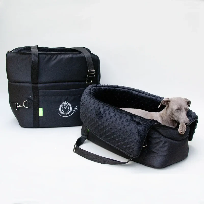 Hundeflugtasche AIR EURO Lunch & Dinner – Black