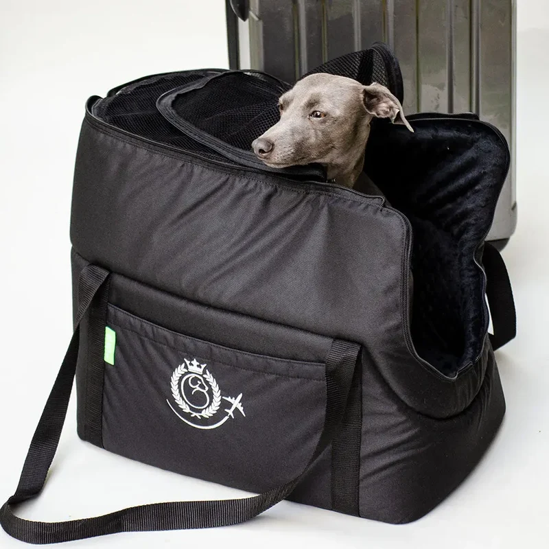 Hundeflugtasche AIR EURO Lunch & Dinner – Black