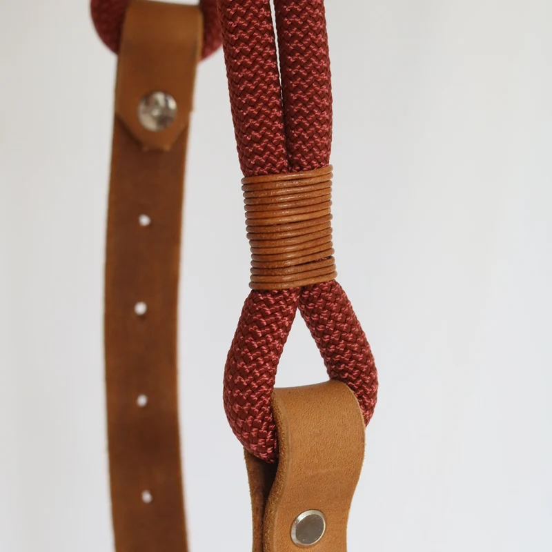 Tauhalsband Kombi 'Copper red' - Gr. M | silber