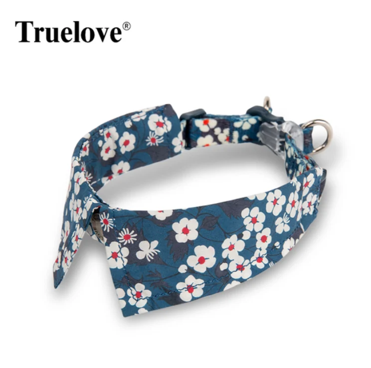 Hundehalsband - Eleganter Kragen - Flower Spring "POPPY RED" Limited Edition