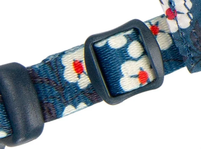 Hundehalsband - Eleganter Kragen - Flower Spring "POPPY RED" Limited Edition