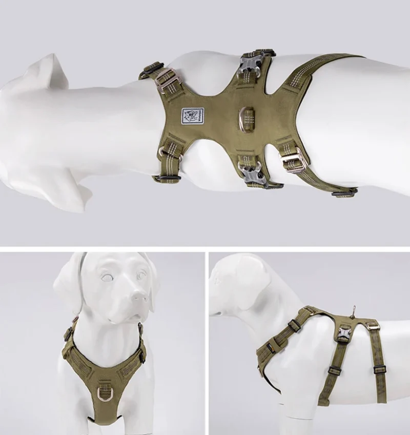 WINHYEPET reflektierendes Cordura® Doppel-H-Hundegeschirr
