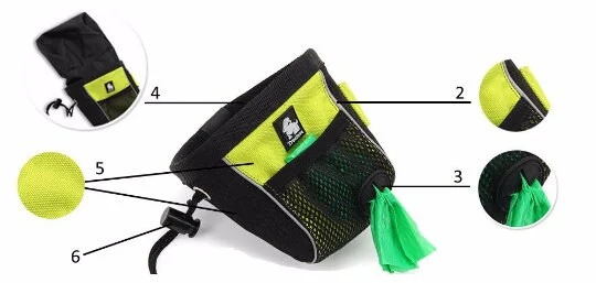 Gürteltasche für Snacks zum einfachen Anklippen