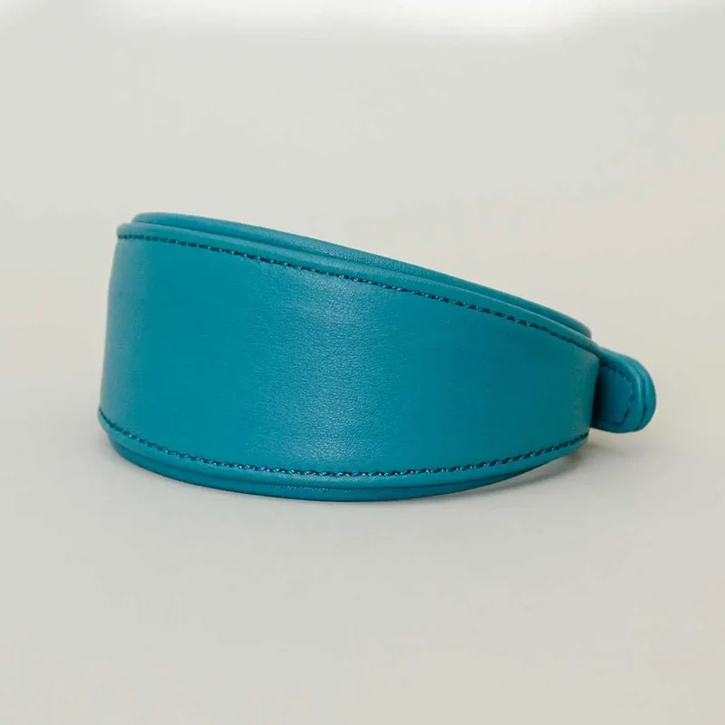 Windhund-Lederhalsband "Eden" - Ocean