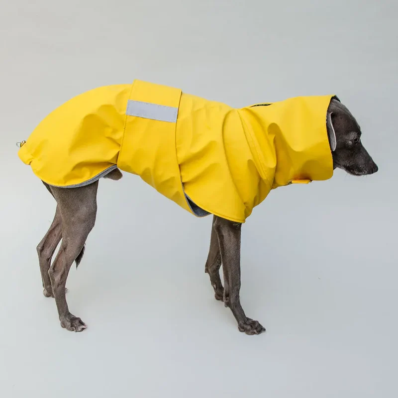 Kuscheliger Regenmantel für Hunde "Safe From Rain" yellow