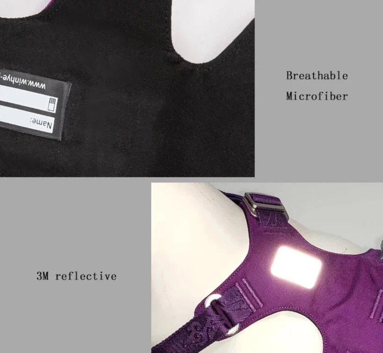 Ultraleichtes Doppel-H-Hundegeschirr Cordura®