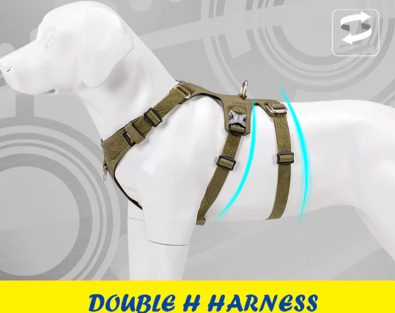 Ultraleichtes Doppel-H-Hundegeschirr Cordura®