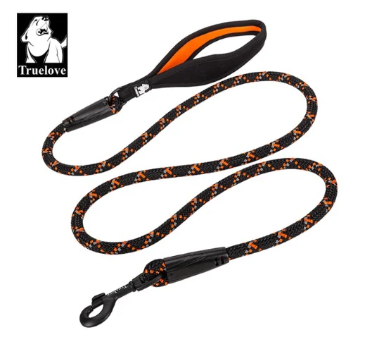 Hundeleine - Strapazierfähiges Nylon mit Reflektoren und Neoprengriff