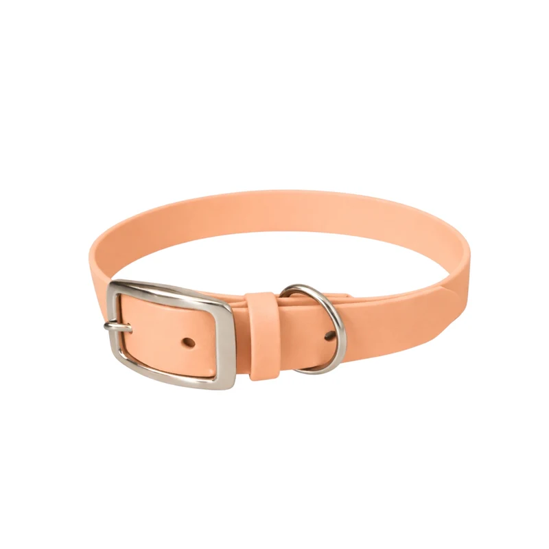 Halsband aus Biothane® 'Pastell orange'