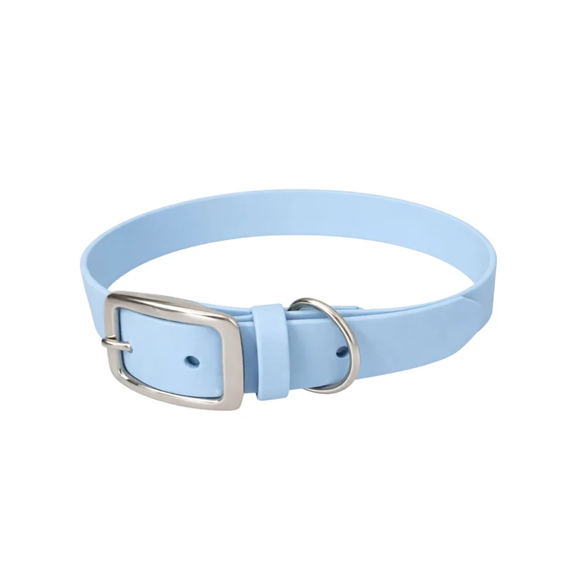Halsband aus Biothane® 'Pastell blau'