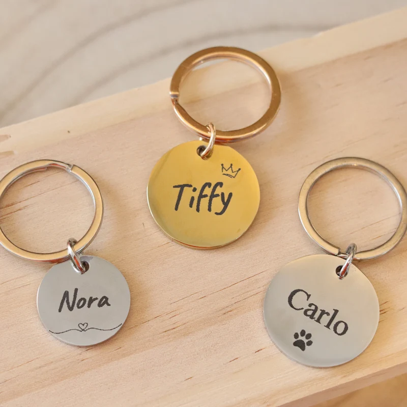 Personalisierte Hundemarke aus Edelstahl