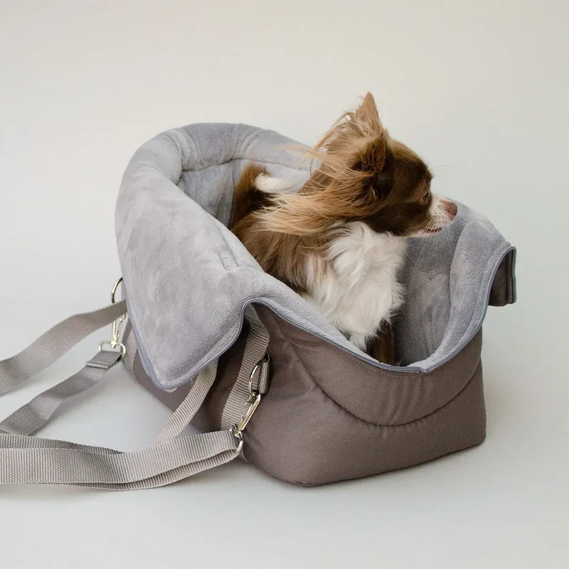 Hundeflugtasche AIR Lunch & Dinner – Taupe