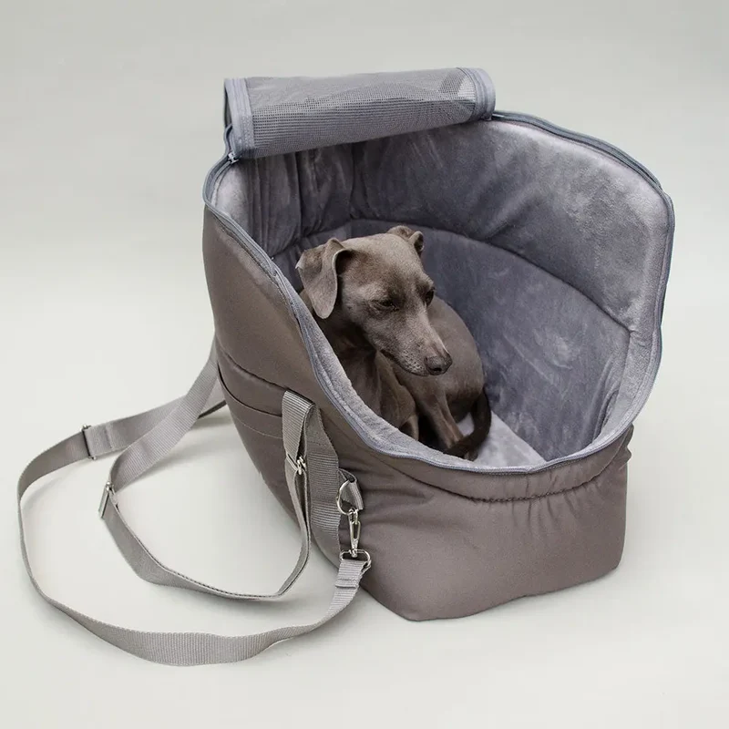 Hundeflugtasche AIR Lunch & Dinner – Taupe